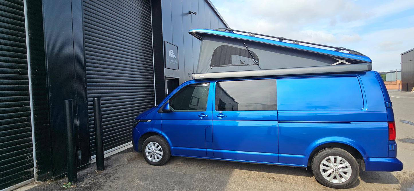 Camperglass window fitting service for LWB VW Transporter T5 T5.1 T6 & T6.1