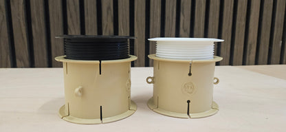 Whale heater duct fitting 65mm directional vent with adaptor (black or white)