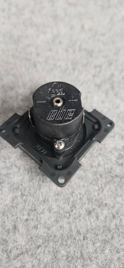 CBE dark grey 12 volt socket with cover