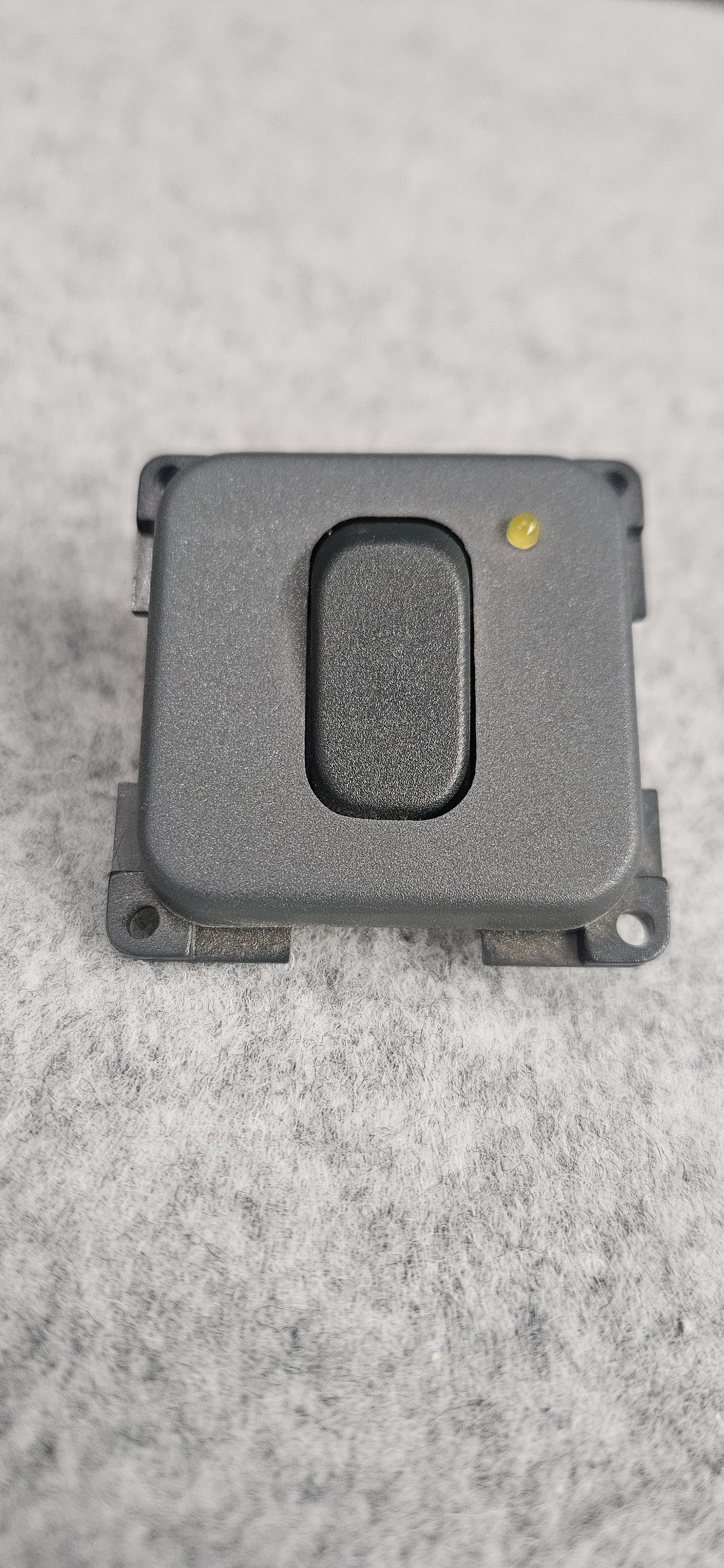 CBE dark grey single toggle switch with LED indicator