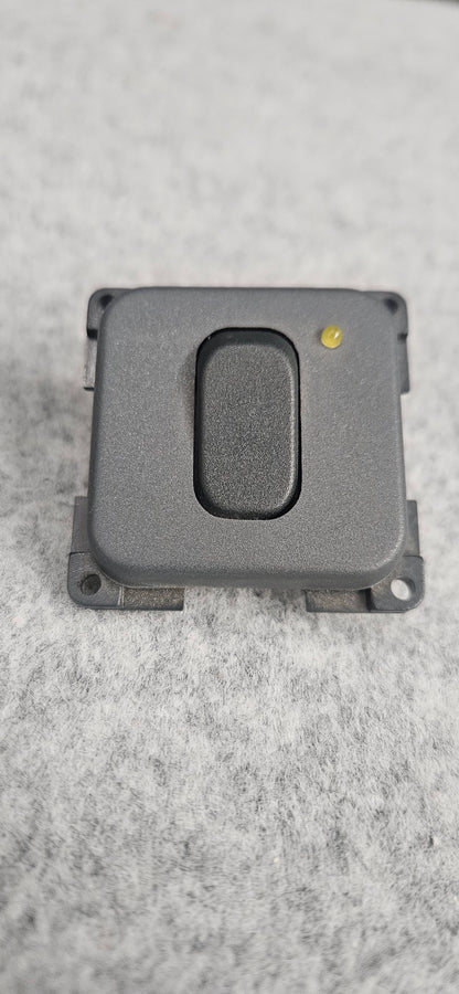 CBE dark grey single toggle switch with LED indicator
