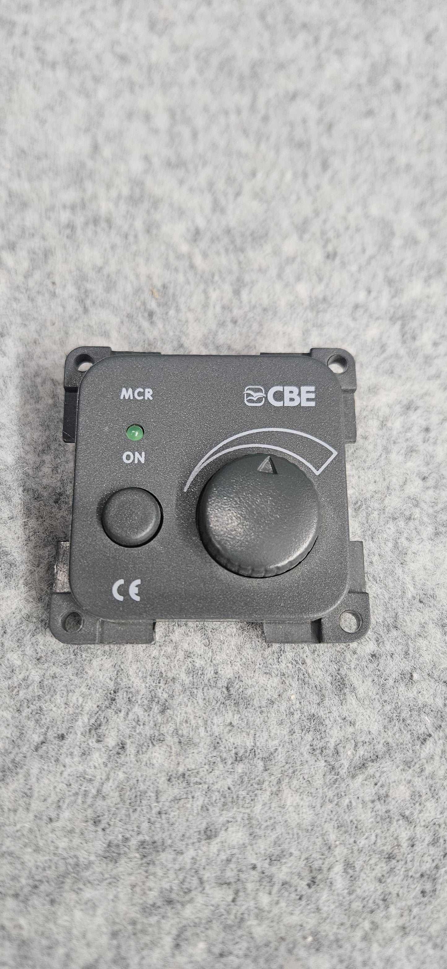 CBE dark grey rotary dimmer switch