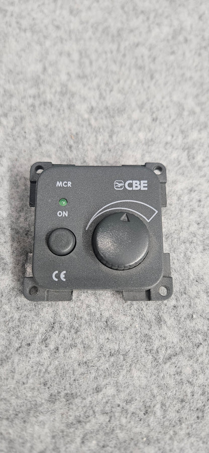 CBE dark grey rotary dimmer switch