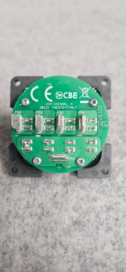 CBE dark grey 4 place fuse holder