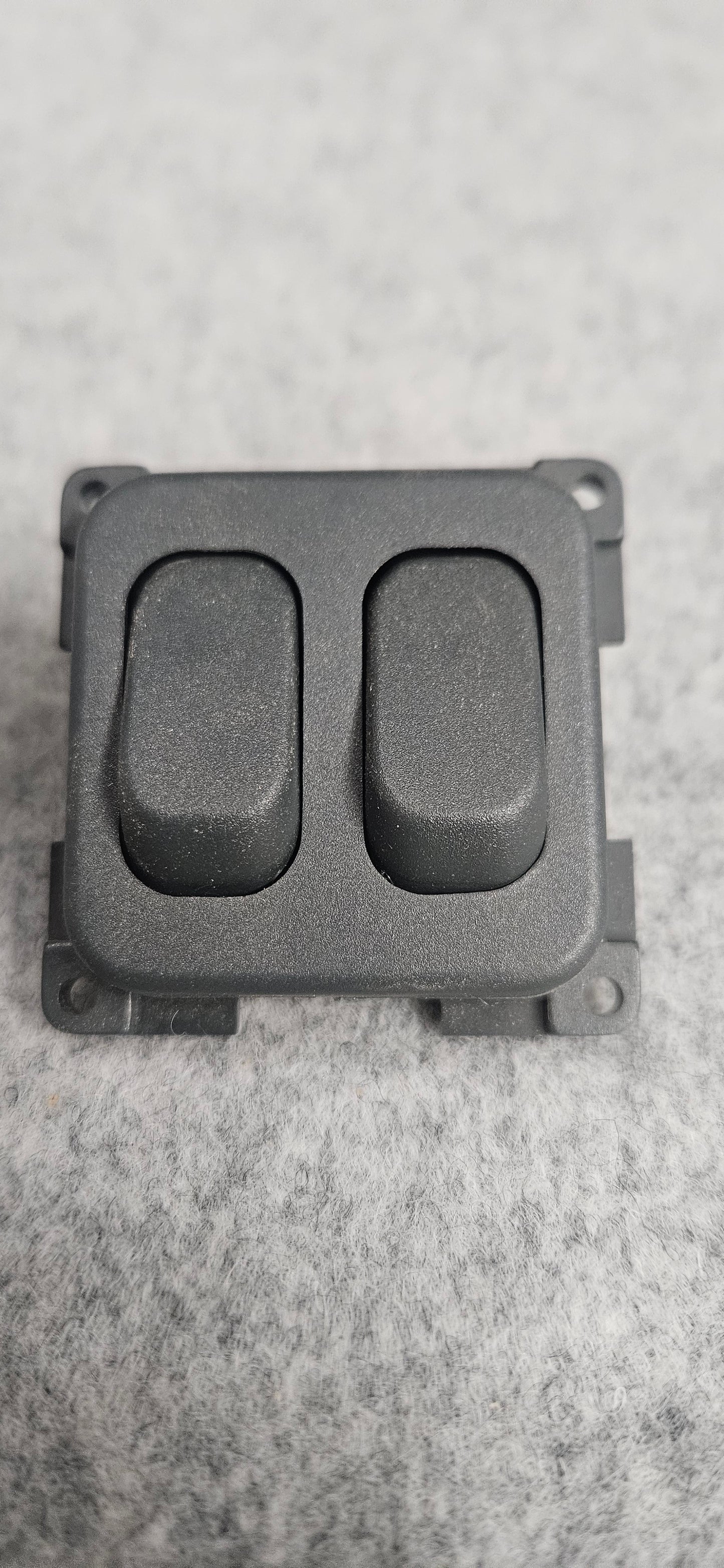 CBE dark grey double toggle switch