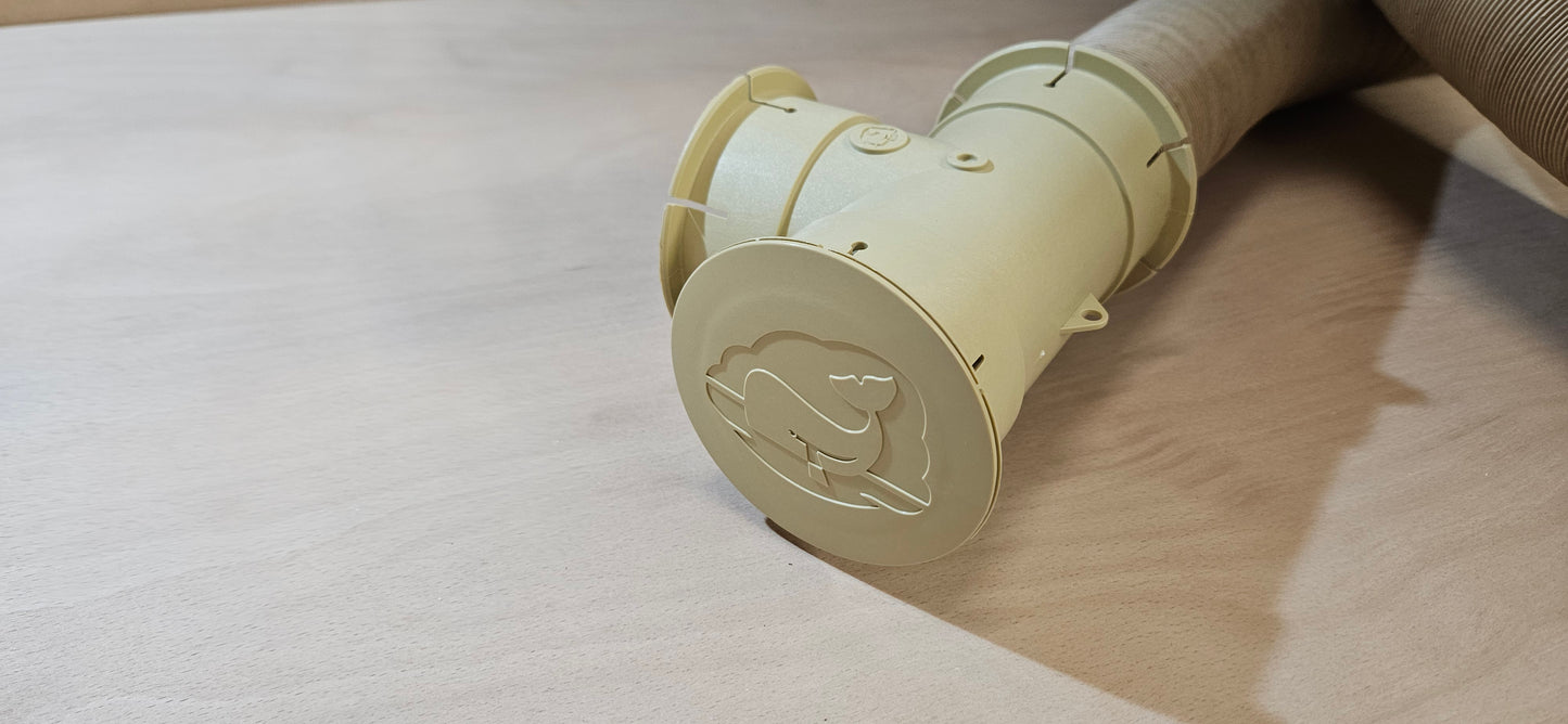 65mm heater duct end cap fitting