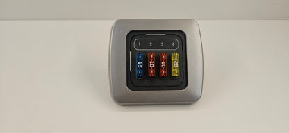 CBE 4 way fuse panel kit (silver or black)