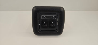 CBE single light & water pump switch kit (silver or black)