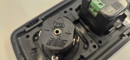 CBE double 12V outlet + USB A & C socket kit (silver or black)