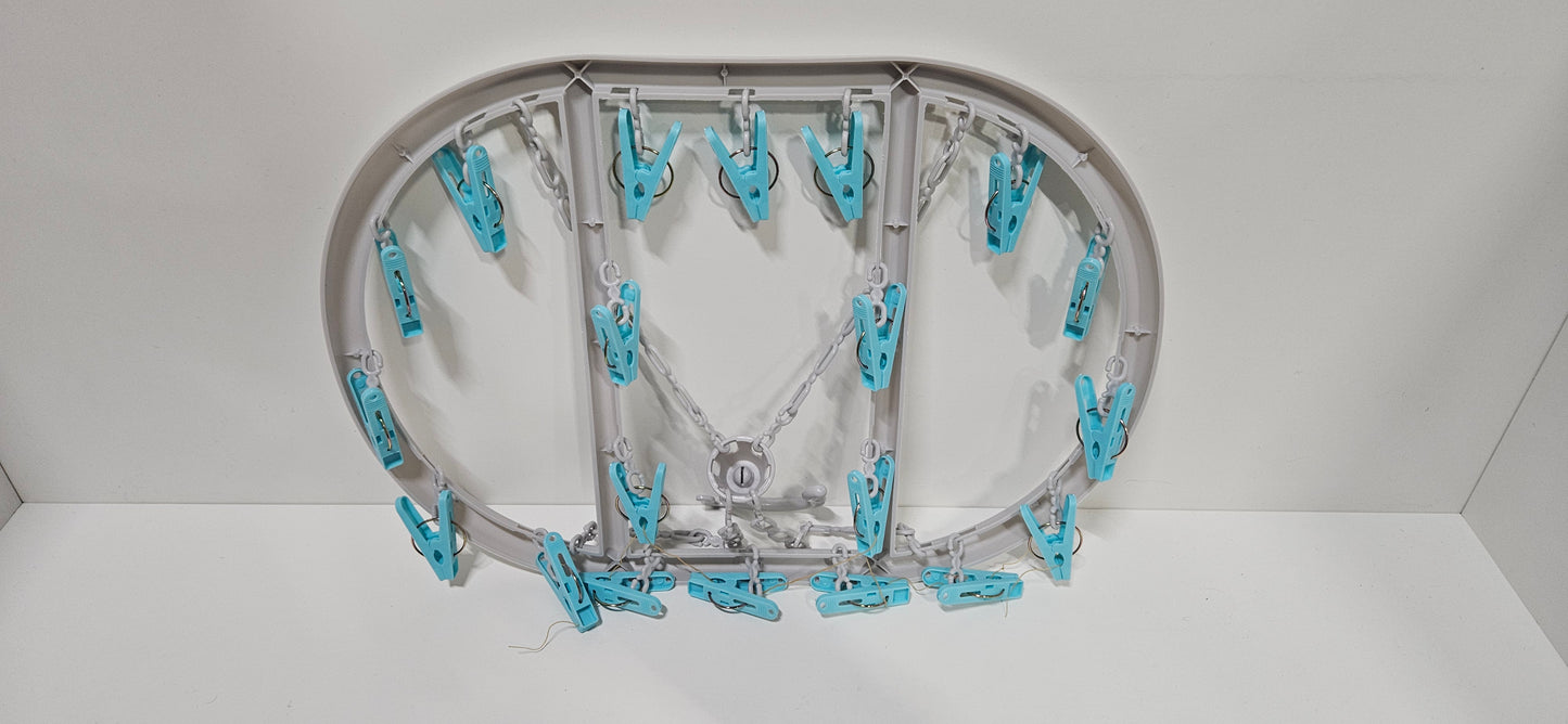 Oval 20 peg sock dryer