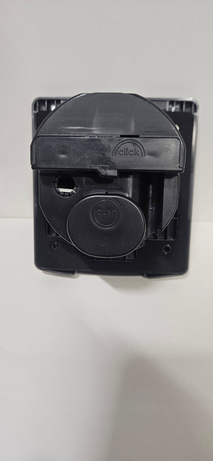 Fawo flush 230v mains EHU inlet with magnetic lock Grey