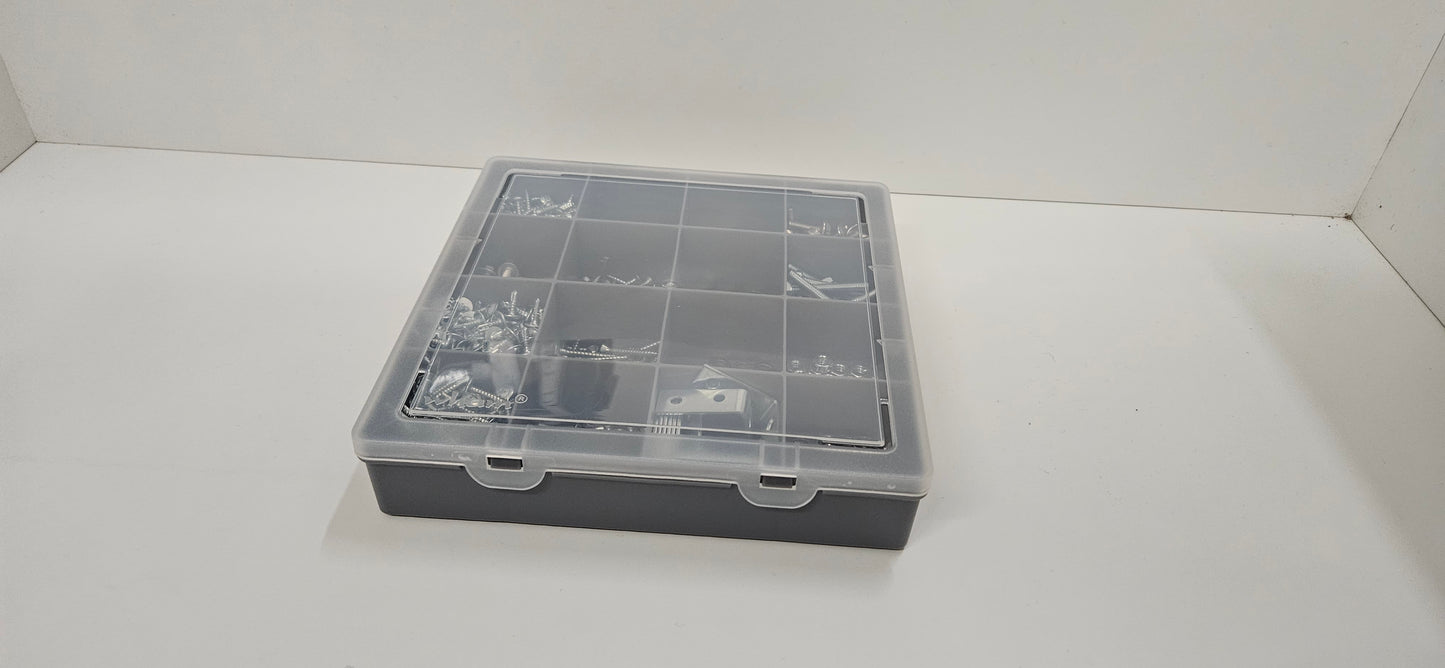 Hardware kit for campervans - nuts, bolts, screws (640 pieces)