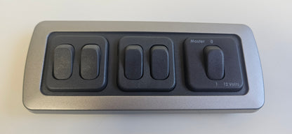 CBE C-Line triple. Double switch + Double switch + Master switch kit (silver or black)