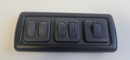 CBE C-Line triple. Double switch + Double switch + Master switch kit (silver or black)