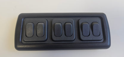 CBE C-Line triple. 3x Double switch kit (silver or black)