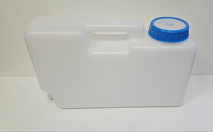 10L water storage container with 2 part cap