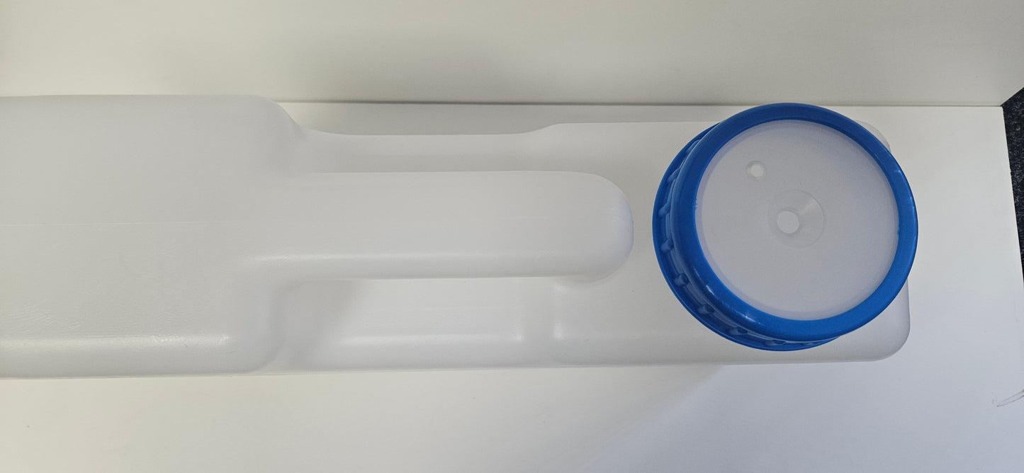 10L water storage container with 2 part cap