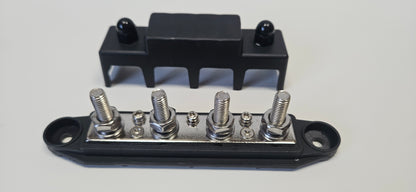 Negative busbar 4xM8 studs and 4x4mm screw terminals