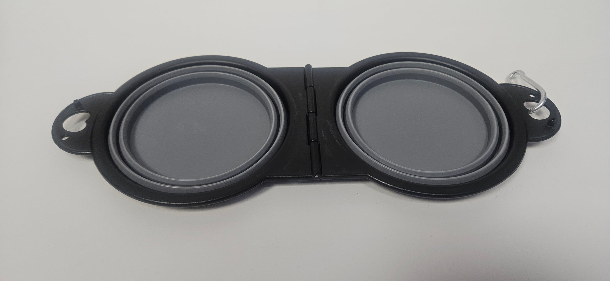 Quest collapsible double pet bowls 230ml + 230ml