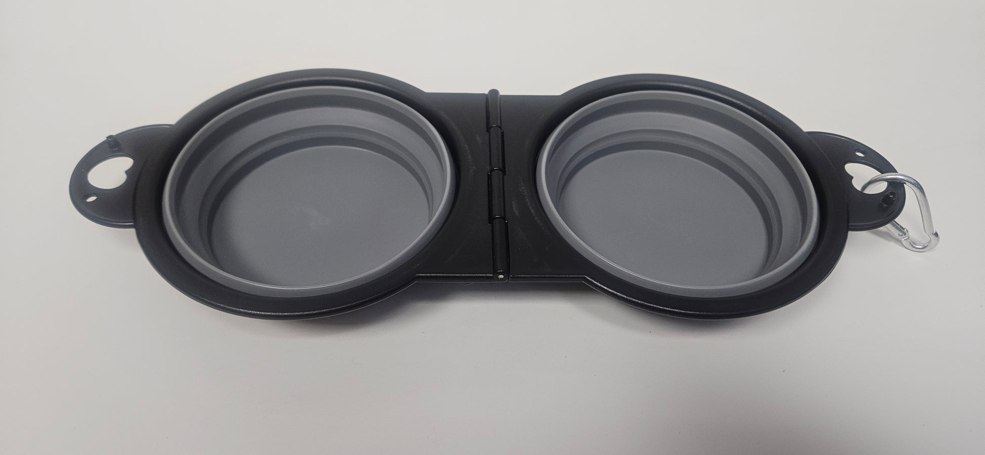 Quest collapsible double pet bowls 230ml + 230ml