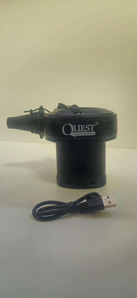 Quest rechargeable air pump for air mattress / airbeds