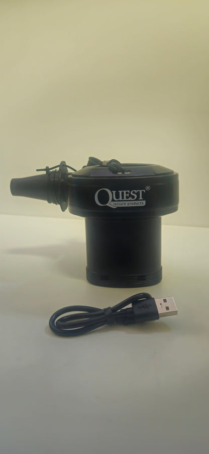 Quest rechargeable air pump for air mattress / airbeds