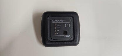 CBE C-Line single. 12V battery test panel (silver or black)