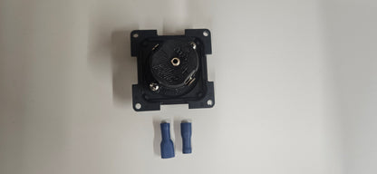 CBE C-Line single. 12V outlet (silver or black)