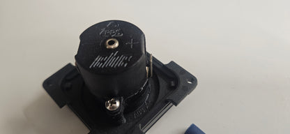 CBE C-Line single. 12V outlet (silver or black)