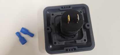 CBE C-Line single. Dual USB C socket kit (silver or black)