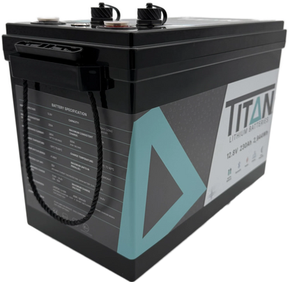 Titan 12v lithium iron phosphate (LiFePO₄) leisure battery 230Ah
