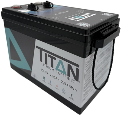 Titan 12v lithium iron phosphate (LiFePO₄) leisure battery 230Ah