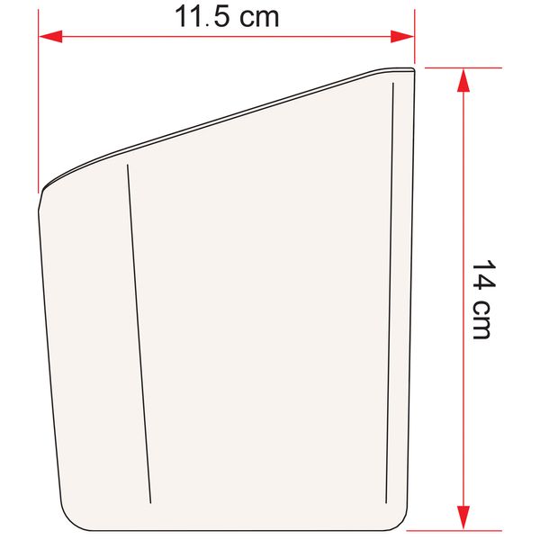 Fiamma Storage Pocket L Plus White – Product Image