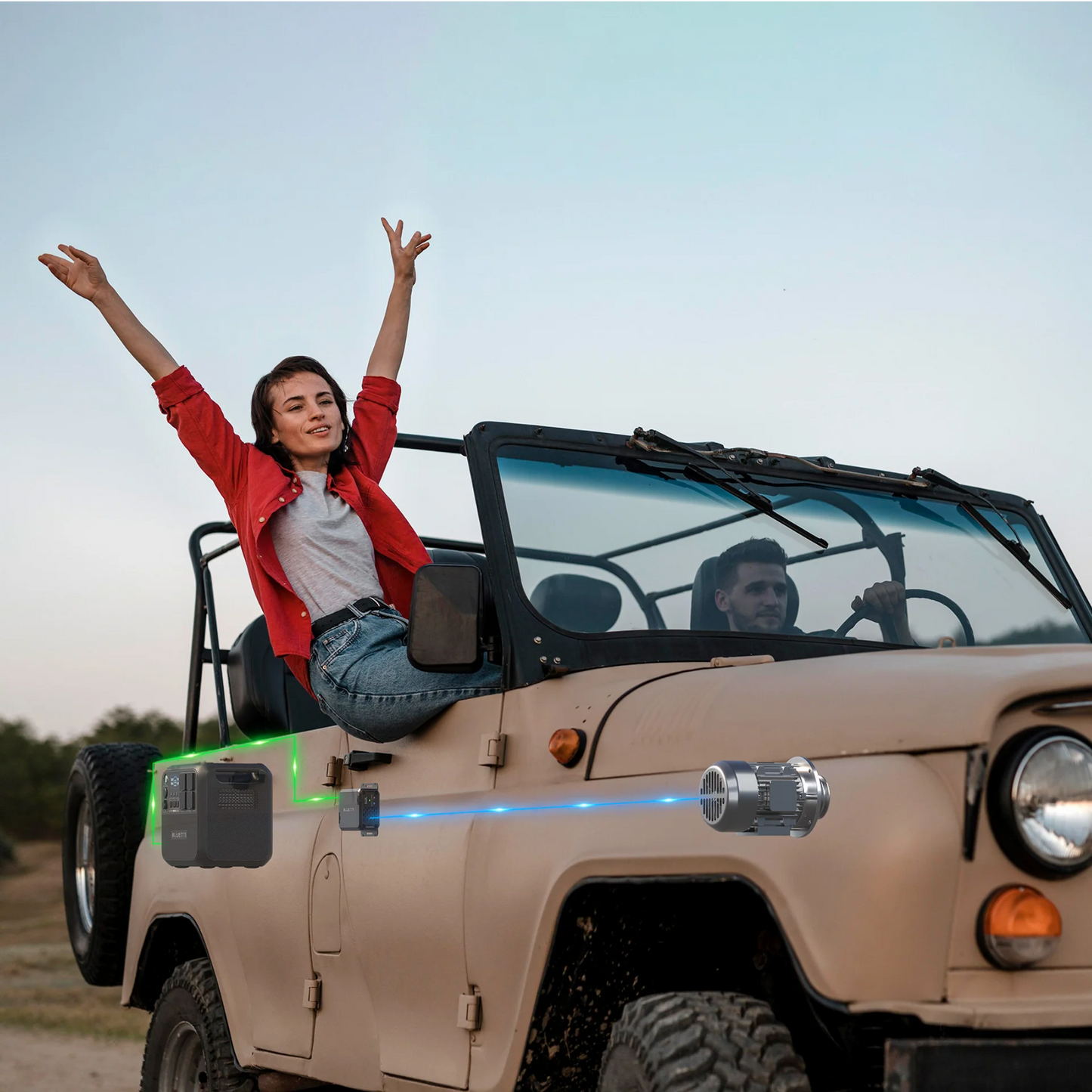 Bluetti Alternator Charger 1 560W – Product Image