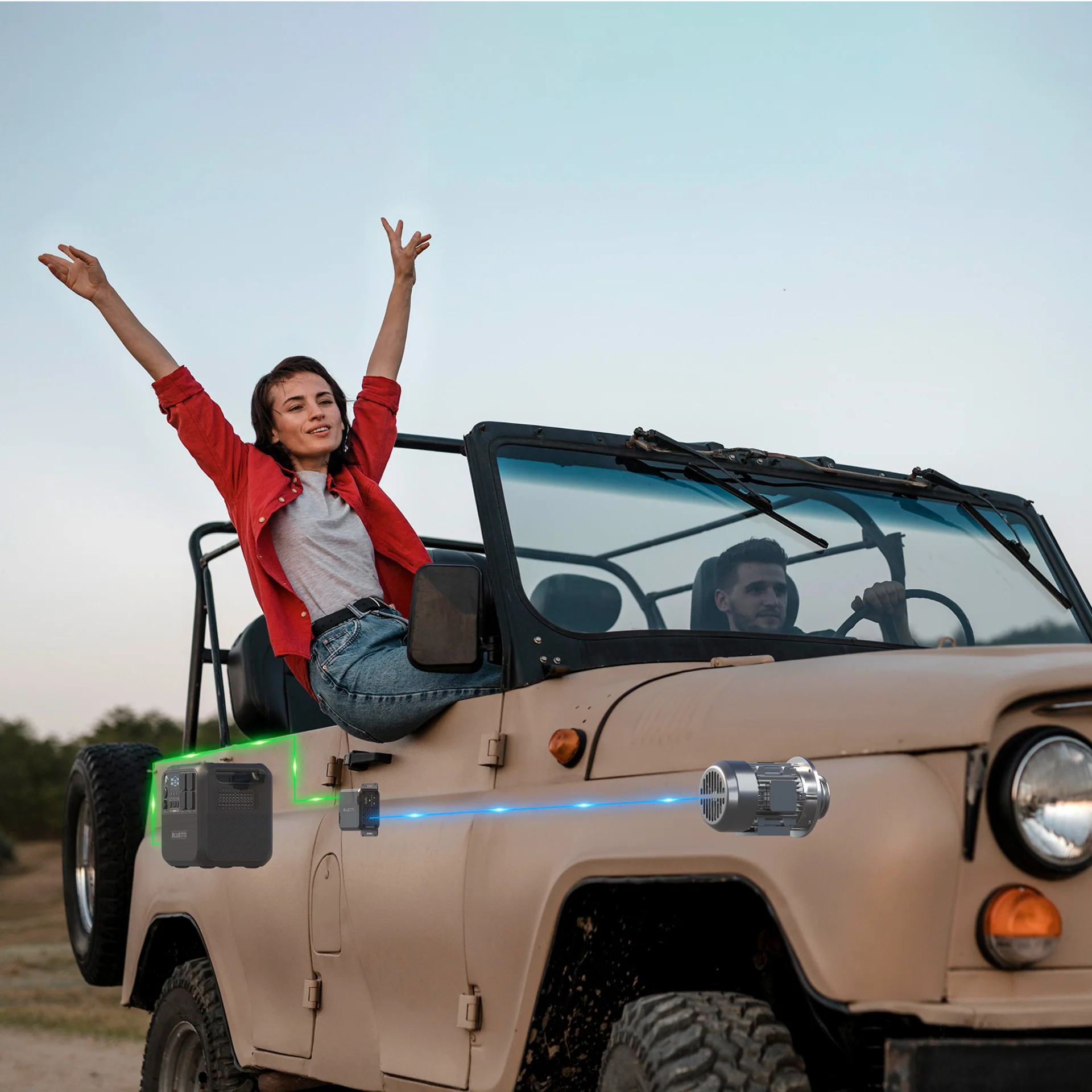 Bluetti Alternator Charger 1 560W – Product Image