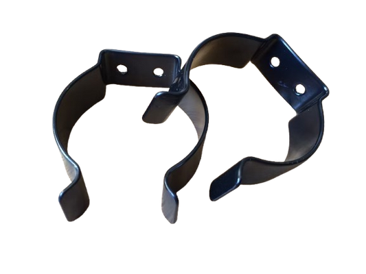 Pair of 50-55mm tube/ table leg clips Black