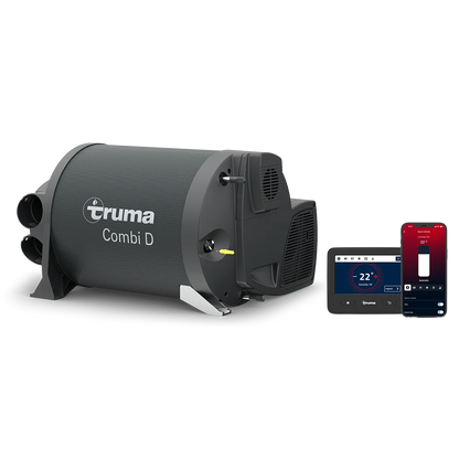Truma Combi D6E Combination Heater with I-net X Control Panel (Diesel, Electrical, Hot Water)