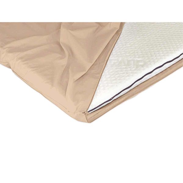 Duvalay zipped sheet for 115cm VW compact mattress topper Cappuccino