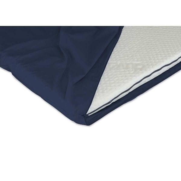 Duvalay zipped sheet for 115cm VW compact mattress topper Navy