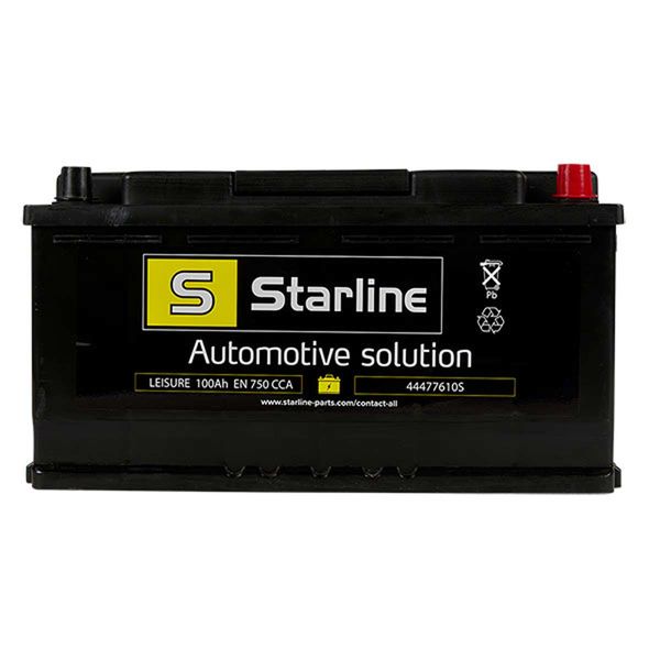 12v Starline lead acid leisure battery 100Ah (Low Box)