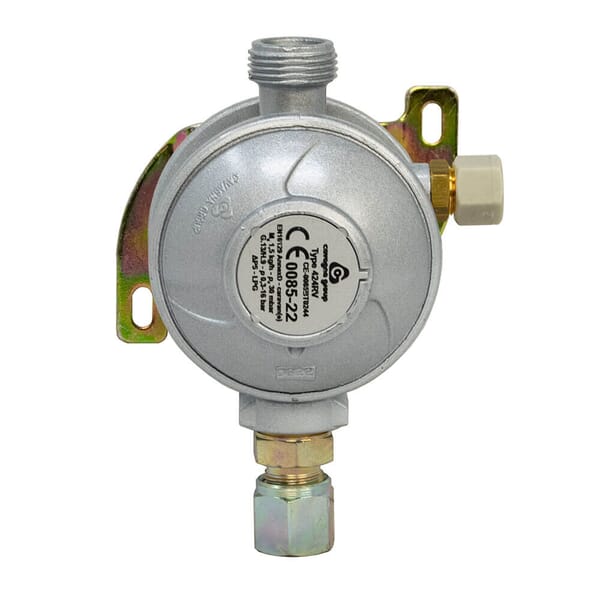 Cavagna 005-21 low pressure gas regulator 30mbar (8mm Straight)
