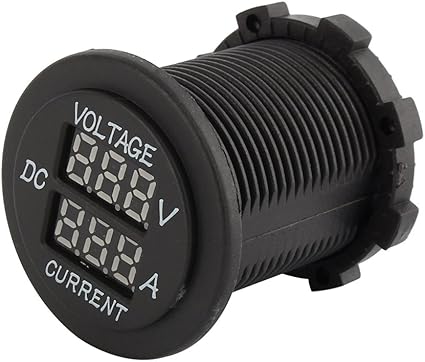 Digital battery voltage meter