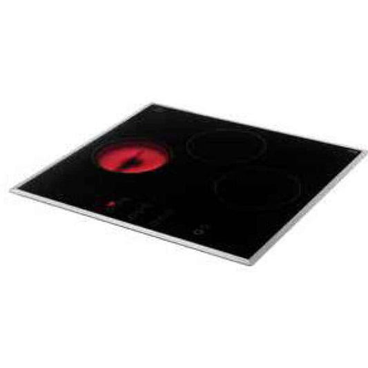 Compact ceramic 3 zone hob with touch control (230V)