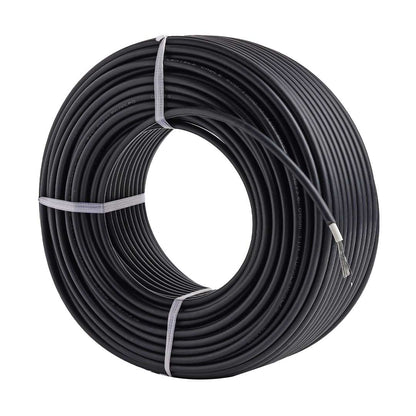 6mm PV tinned copper solar panel cable black (70Amp)