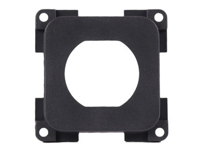 CBE dark grey blanking plate 29mm with cut-out