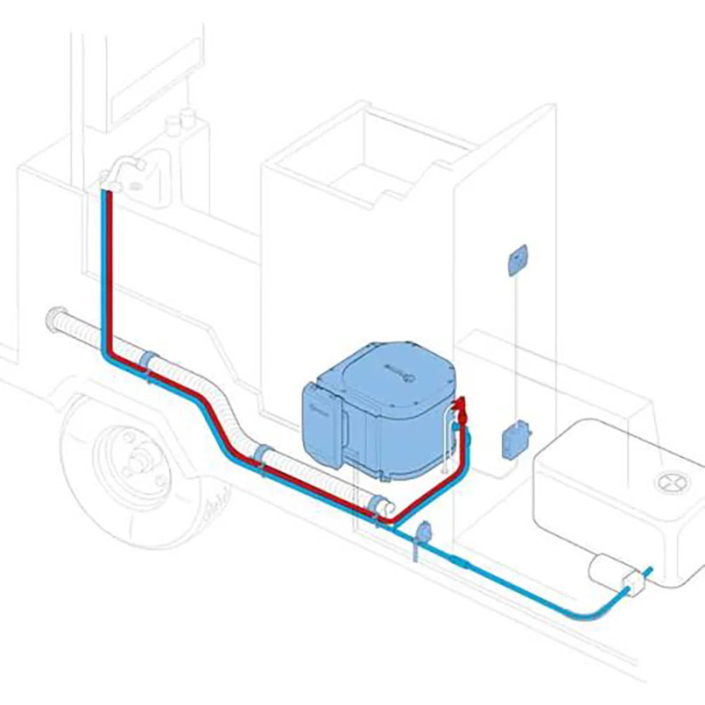 Truma Ultrastore Rapide GE 10L boiler standard fittings