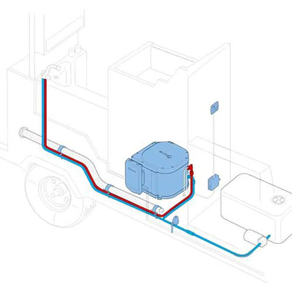 Truma Ultrastore Rapide GE 10L boiler standard fittings