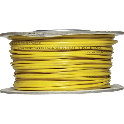 1mm cable yellow 100m reel (16.5Amp)