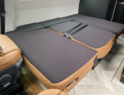 RIB 86cm bed/seat (Black Vinyl or Black Fabric)