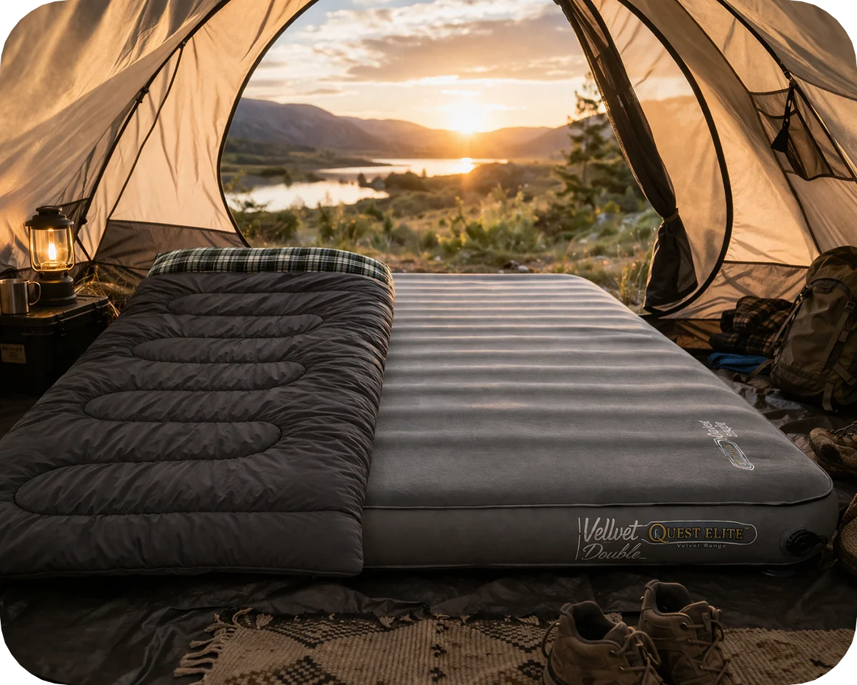 Quest Elite Velvet 15 double mattress (201 x 132 x 15 cm)